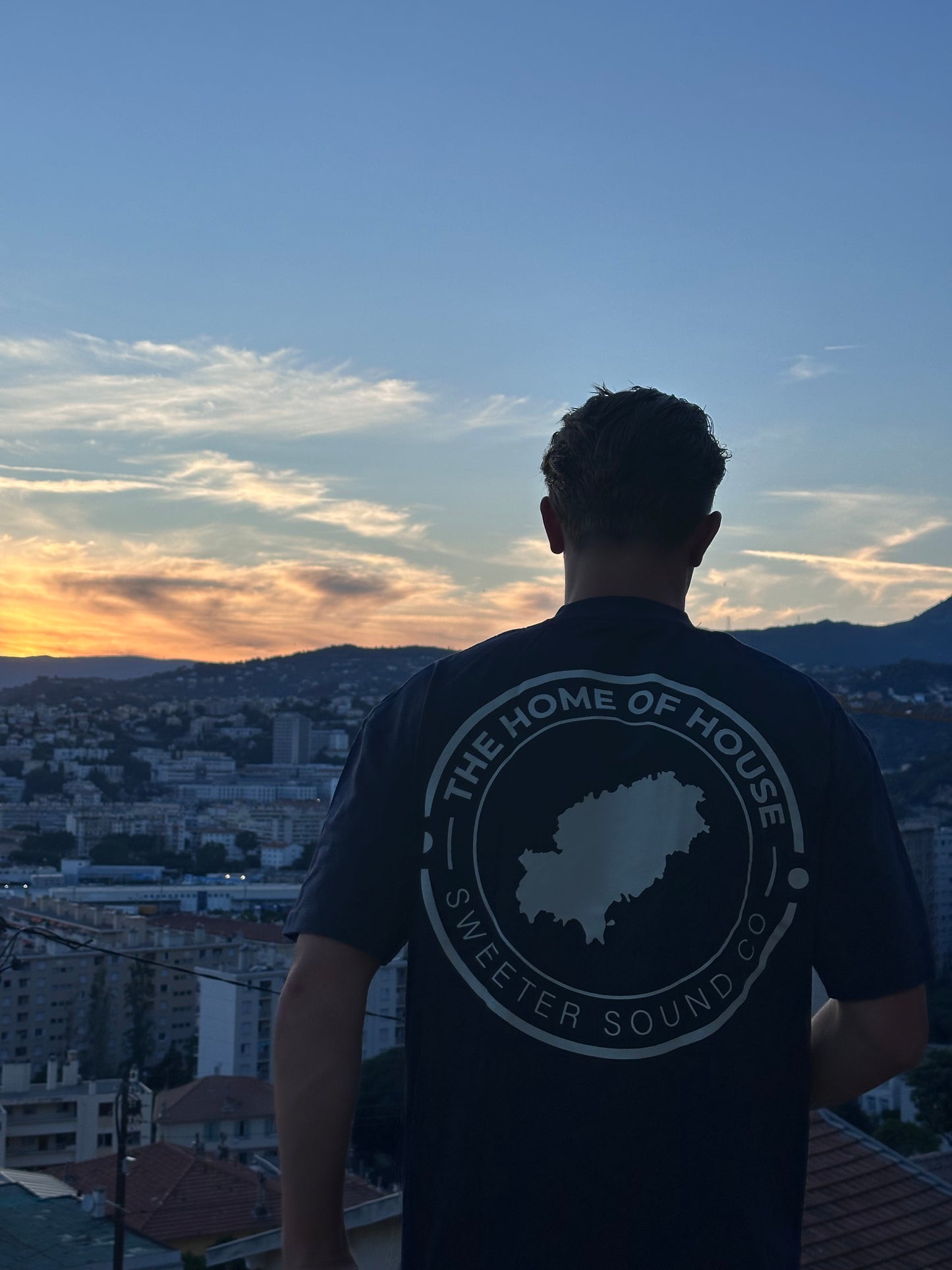 Cream On Navy Ibiza Tee